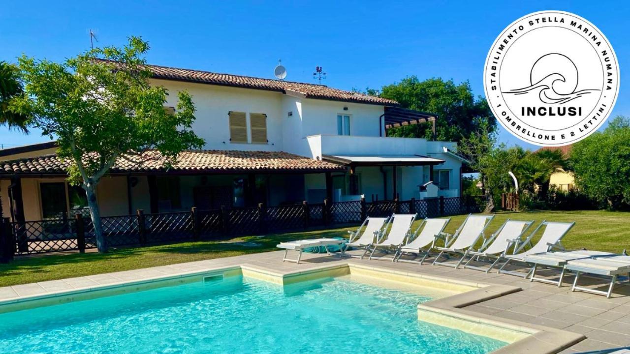 Viva3 - Numana, Ampio Trilocale In Villa Con Piscina المظهر الخارجي الصورة